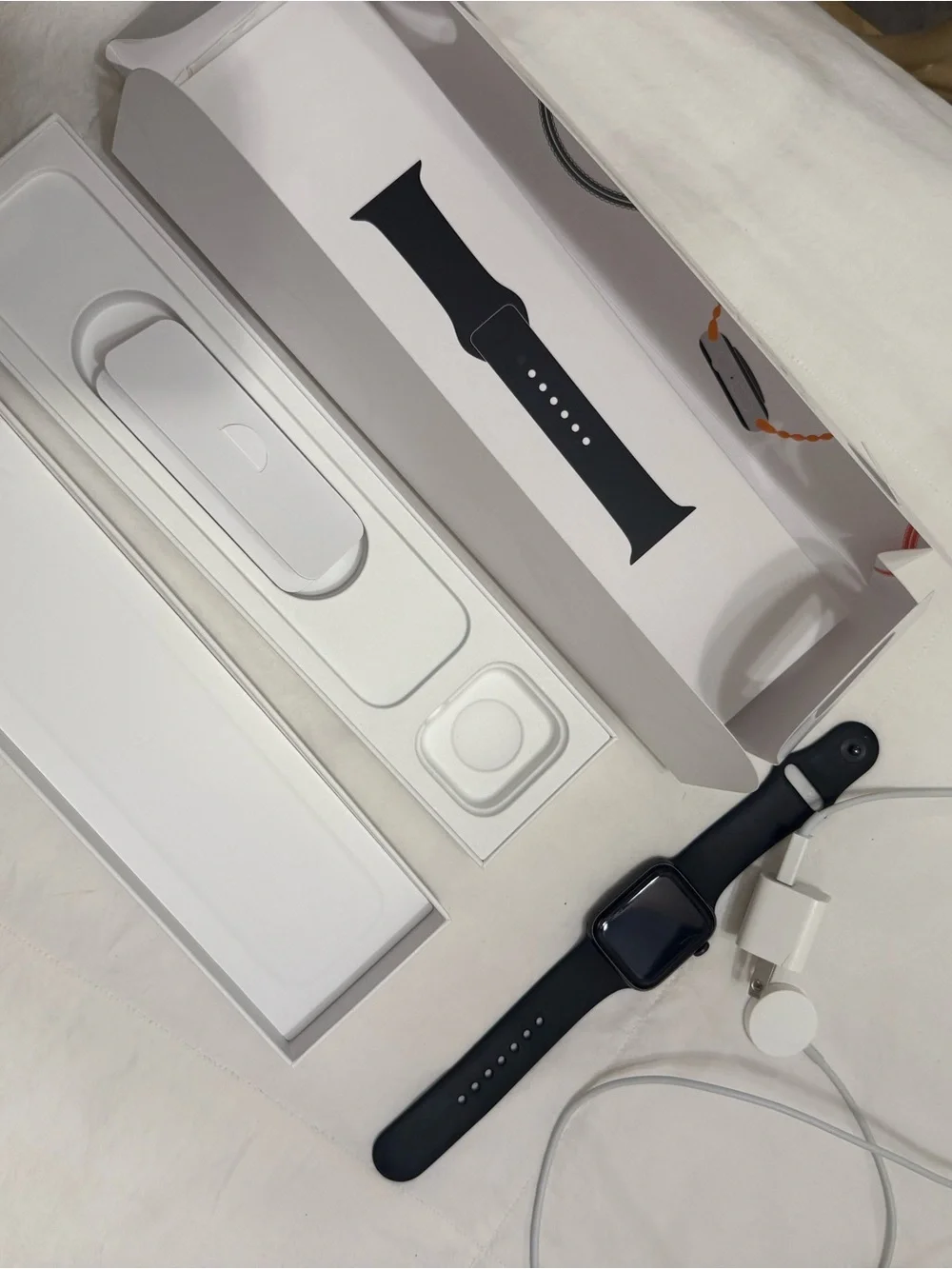 Apple Watch in Black with Black Sport Band